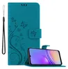 Cadorabo Hülle für Samsung Galaxy A06 Hülle in FLORAL BLAU Produktbild-Vorschau 1