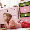 Möbelaufkleber Ordnungssticker für Spielzeug PINK/ WEISS Produktbild-Vorschau 2