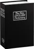 A black book safe with the title 'The New English Dictionary' printed on the cover and spine. Anteprima dell’immagine prodotto