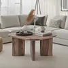 WOHNLING Konferenční stolek Sheesham masiv 60 cm čtvercový Náhled obrázku produktu 1