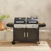 Barbecue a gas 2 in 1, 3 bruciatori + 1 fuoco laterale, Anteprima dell’immagine prodotto 6