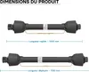 Arbre Transmission T2 Cardan 1000-1100mm 270Nm 540tr/min Voir les images du produit 7