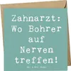 Mr. & Mrs. Panda Klappkarte Spruch Zahnarzt Nerven - Produktbild-Vorschau 1