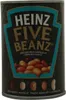 A can of Heinz Five Beanz in tomato sauce. Náhled obrázku produktu