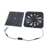 A solar panel connected to a fan with a switch in between, all on a white background. Produktbild-Vorschau