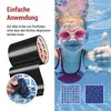 Reparaturklebeband für Schwimmbecken, 1 m × 100 mm, schwarz Productafbeelding-voorbeeld