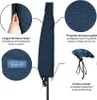 Deuba Housse de protection pour parasol Ø3,5m Bleu bâche de Voir les images du produit 1
