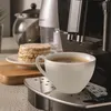 6 Stück Cappuccino Tassen Set 200 ml, Weiß Kaffeetassen mit Produktbild-Vorschau 5