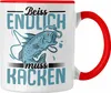 Trendation - Angler Fischer Tasse Geschenk Raubfische Produktbild-Vorschau 1