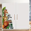 GKA Kinder Türaufkleber Dschungeltiere GK13 Wandsticker Produktbild-Vorschau 4