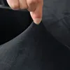 (Schwarz) 7-teiliger Stretch-Sofabezug, 3-Sitzer-Couchbezug Produktbild-Vorschau 5