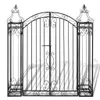 vidaXL Porte de jardin décorative en fer forgé 122×20,5×134 Voir les images du produit 1