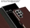 Selencia Bibliothèque en cuir véritable pour le Samsung Voir les images du produit 4