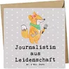 Mr. & Mrs. Panda doppelkarte Journalistin Leidenschaft - Produktbild-Vorschau 1