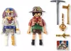 A mummy figure and an explorer figure with accessories, set against a white background. Produktbild-Vorschau