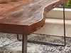 Esstisch Baumkante Akazie nussbaum 260 x 100 schräges Produktbild-Vorschau 5
