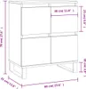 vidaXL Příborník Sonoma Dub 60x35x70 cm výrobek ze dřeva Náhled obrázku produktu 8
