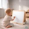 Dwustronna drewniana tablica edukacyjna 2w1 – magnetyczna i Podgląd zdjęcia produktu 5