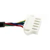 Close-up shot of a white electrical connector with colored wires. Náhľad obrázku produktu