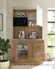 Küchen Buffet Marleen Premium 120 cm Weiß Artisan Eiche Produktbild-Vorschau 2