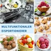 Eisportionierer Edelstahl 22 cm – Eislöffel für Eiskugeln, Produktbild-Vorschau 7