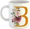 Huuraa Kaffeetasse Buchstabe B Geschenk Tasse Weiß 330ml Produktbild-Vorschau 1