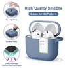 AirPods 4 Silikon Schutzhülle mit Karabiner, Soft Touch Produktbild-Vorschau 6