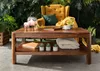 MASSIVMOEBEL24 Couchtisch Sheesham 120x70x45 walnuss Produktbild-Vorschau 2