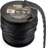 A spool of black trimmer line with a portion of the line unspooled and shown in a twisted shape. Náhľad obrázku produktu