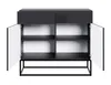 Selsey Veldio - Sideboard 2-türig mit Schubladen, schwarz Produktbild-Vorschau 6