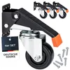 Schwerlastrollen absenkbar für Werkbank 4er Set HMF 6750 76 mm schwarz Anteprima dell’immagine prodotto