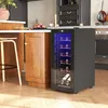 HOMCOM Weinkühlschrank Kompressor für 18 Flaschen, 50L Produktbild-Vorschau 2