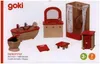 goki 51959 Puppenmöbel Badezimmer, rot/natur (1 Set) Produktbild-Vorschau 7