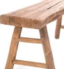 HOLZBANK "MALU 93" | Teakholz, 93x44 cm | Natur Sitzbank Produktbild-Vorschau 4