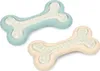 Beeztees Puppy Gummi Dental Knochen 10 cm, Farbe:mint Produktbild-Vorschau 1