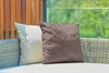 MuchoWow® Outdoor Kissen - Design - Blätter - Lila - 40x40 Produktbild-Vorschau 3
