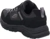 A rear side view of a black Skechers shoe. Anteprima dell’immagine prodotto