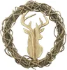 Wandkranz Hirsch Reisig & Holz Ø 38cm Produktbild-Vorschau 5