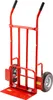 A red hand truck with black handles and two wheels, shown against a white background. Podgląd zdjęcia produktu