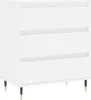 vidaXL Sideboard Weiß 60x35x70 cm Holzwerkstoff Produktbild-Vorschau 2