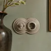 Cornice in porcellana Retro Curve 2-fold I PR1 grigio beige Anteprima dell’immagine prodotto 3