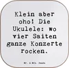 Mr. & Mrs. Panda unterleger Spruch Ukulele Magie - Weiß - Produktbild-Vorschau 1