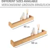 WENKO Wand Regal Bambus Ablage Bambus Bad 60 cm BAMBUSA Produktbild-Vorschau 3