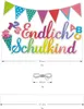 Oblique Unique Endlich Schulkind Torten Topper für Produktbild-Vorschau 2
