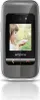 A close-up of a grey and silver Emporia ONE mobile phone, displaying a picture of a child on its screen. Podgląd zdjęcia produktu
