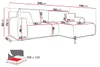 MIRJAN24 Ecksofa Floryn L Cord, Polsterecke, L-Form Produktbild-Vorschau 8