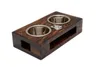 Bulldog francese I - Supporto in legno con ciotole per Anteprima dell’immagine prodotto 3