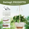 Omgoods - Sada 3 závěsných květináčů z macramé s Náhled obrázku produktu 5