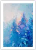 Poster - Poster ohne Rahmen - Abstraktion blau gemalt - Produktbild-Vorschau 1