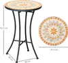 Table de jardin OUTSUNNY 84B-851, table pliante, mosaïque, Voir les images du produit 2